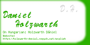 daniel holzwarth business card